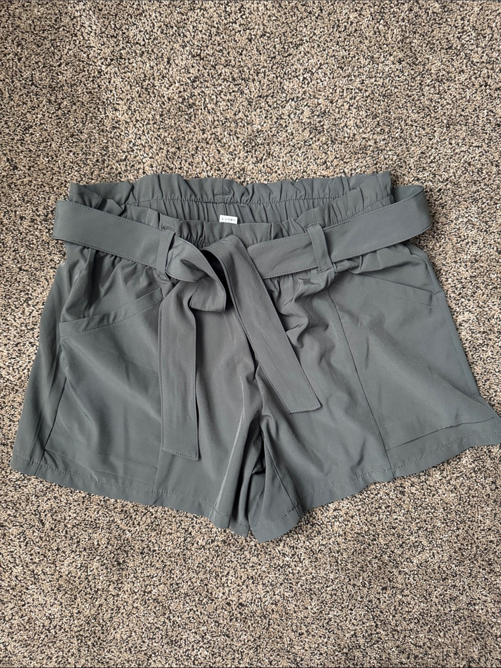Paperbag Tie-Waist Women's Shorts